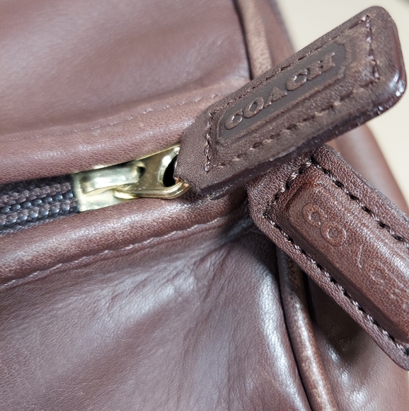 Coach Lexus Collaboration 0596 Women,Men Leather Boston Bag,Shoulder Bag Dark... - Picture 5 of 13